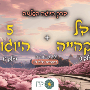 דרך היוגה השלמה פלוס מודל הסנקהייה במתנה!